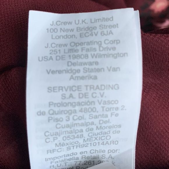 Madewell Georgette Flutter-Sleeve Peplum Top in Rich Paisley size Small - Picture 13 of 13